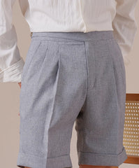 HEARUJOY - Italian Style Naples Non-Iron Shorts Men's Summer Thin Breathable Retro Casual Five-Point Dress Pants Short Hombre Men Clothing