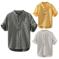 HEARUJOY - Wrinkle-Free Men'S Shirt With Pocket Men'S Fashion Spring And Summer Casual Short Sleeved Shirt Shirt Men'S Ropa De Hombre