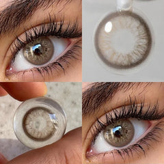 YICKYUE - 14.20mm Soft Natural Colored Contact Lenses, for Women's Daily Makeup, Campus, Office, Commute, Dating & Casual Outing