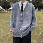 HEARUJOY - Man Clothes Coat Cardigan Knitted Sweaters for Men Jacket Warm Loose Fit Casual Korean Style Knitting Cardigans Z77