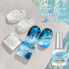 YICKYUE - 10ml Bubble Ocean Wave White Gel Nail Polish Spring Nail Art Varnish UV LED Soak Off Gel For Nail Art Manicure