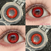 YICKYUE - 2PCS Half Yearly Long Lasting Comfort Color Contact Lenses Trendy Y2K Style Colored Contact Lenses Anime