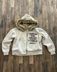 Hearujoy American Street Fashion Collection Versatile Hoodies Casual Zip Up Hooded Jacket Mens Comfortable Thickened Cardigan Coat Tops