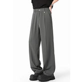 HEARUJOY - Spring/Summer Men's Lounge Suit Pants - Loose Fit Drape Fabric Business Casual Trousers Man Clothing Plus Size 6XL 7XL 8XL