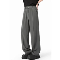 HEARUJOY - Spring/Summer Men's Lounge Suit Pants - Loose Fit Drape Fabric Business Casual Trousers Man Clothing Plus Size 6XL 7XL 8XL