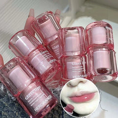 YICKYUE - Sparkling Mirror Water Light Jelly Lip Glaze Lipstick Clear Natural Moisturizing Crystal Shiny Lip Tint Korean Lips Makeup