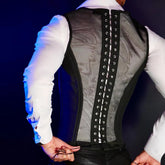 Hearujoy Mens Sexy Perspective Tight-Waisted Vest, Genderless Fashion Nightclub Temperament Youth Trendy Business Breathable Top Unisex