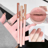 YICKYUE - Nude Brown Lip Liner Pencil Matte Orange Red Smooth Waterproof Lipliner Long Lasting Non-stick Cup Lipstick Pen Beauty Makeup