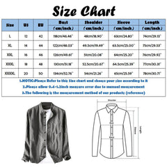 HEARUJOY - Elegant Regular Fit Formal Dress Men'S Shirt Male Casual Striped Pocket Shirt Stand Long Sleeve Button Shirt Camisa Masculina