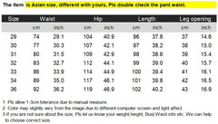 HEARUJOY - Pure Cotton Casual Pant Men Double Pleated High Waisted Breathable Trousers Business Casual Formal Pants Men Social Trousers