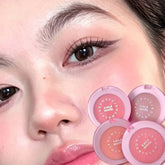 YICKYUE - Single Color Blush Powder Natural Highlighter Brightening Rouge 3 Colors Cheek Tint Mud Matte Low Saturation Pink Blusher Makeup