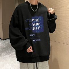 HEARUJOY - Funny Men's Oversized Hoodie White Walf Checks Hoodies for Men Fashion Letter Print 5XL Man Casual Wear Hoody Male Sweatshirt