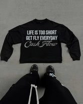 Hearujoy Round Neck Y2k Pullover Retro Gothic Hip Hop Letter Pattern Hot Diamond Double Layer Long Sleeved T Shirts Sweatshirt Streetwear