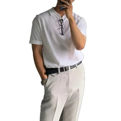 HEARUJOY - Casual Wear Mens T-Shirt Casual Outing 5 Spandex 95 Polyester Daily Casual Outfit Slight Stretch Fabric For Casual Outings