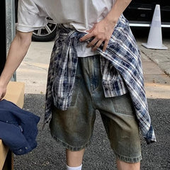 HEARUJOY - Casual Events Distressed Washed Pants Casual Fashion Shorts Brand New Summer Wear Lightweight Summer Pants For Beach Trip