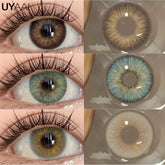 YICKYUE - NEW Color Contact Lenses Cosmetics Colored Pupils Green Contact Lenses Brown Natural Pupils Black Lens Korean Contact Lens