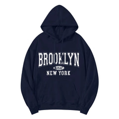 HEARUJOY - Men'S Regular Fit Fall Hooded Sweatshirt Men'S Fleece Lined Hooded Sweatshirt Street Casual Mens Sweatshirt толстовка