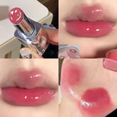 YICKYUE - Water Light Lipstick Waterproof Crystal Mirror Lipstick Lasting Glass Jelly Lip Tint Natural Moisturizer Non-stick Cup Lip Glaze