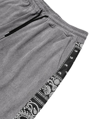 HEARUJOY - Corduroy Men's Casual Paisley Patchwork Joggers