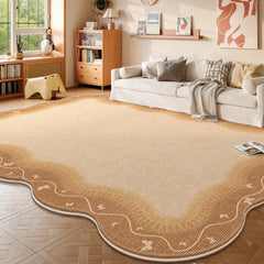 YICKYUE - Retro Style Living Room Decoration Washable Carpet Thick Plush Lounge Floor Mat Large Area Rugs for Bedroom Home Fluffy Soft Rug