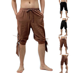 HEARUJOY - Elastic Waist Plus Size Underwear Sexy Swimming Trunk Men'S Shorts Costume Trousers Medieval Retro Pants Shorts Hommes шорти