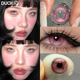 YICKYUE - 1pairs New Fashion Color Contact Lenses for Eyes Pink Pupils Beautiful Colorful Lenses Makeup Eyes Contacts Fast Shipping