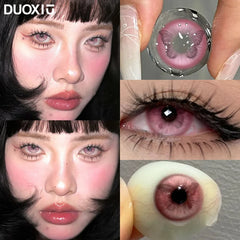 YICKYUE - 1pairs New Fashion Color Contact Lenses for Eyes Pink Pupils Beautiful Colorful Lenses Makeup Eyes Contacts Fast Shipping