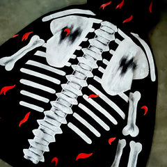 Hearujoy Harajuku Punk Style Fashion Hoodies Women Brand Flame Skulls Print Hoodie Digital Print Streetwear Clothing Sweatshirts Y2k Tops
