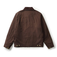 HEARUJOY - Classic Detroit Jacket J01 American Vintage Workwear Spring/Fall 100% Cotton Canvas Jacket J97 Loose-Fit Lightweight Coat