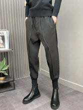Hearujoy Slim Fit High Waist Plus Big Size Man Suits Pants Tressed Trousers For Men Vintage Thin Casual Clothing Premium Dress Up