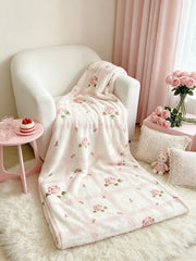 YICKYUE - Rose blanket pink home cover 150X200CM home decoration