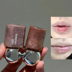YICKYUE - Water Light Mirror Glitter Lip Gloss Pearlescent Fine Sparkling Liquid Lipstick Lasting Moisturizer Shimmer Gloss Lip Oil Makeup