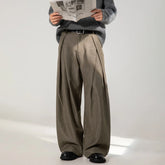 HEARUJOY - Pleated Design Men's Autumn Casual Pants
