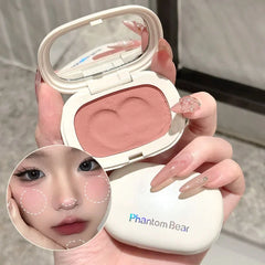 YICKYUE - Mud Blusher Contour Matte Natural Cheek Tint Purple Taro Low Saturation Waterproof Soft Contouring Cream Cosmetics