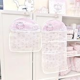 YICKYUE - Home Cute Cat Storage Hanging Bag Wardrobe Hanging Dormitory Storage Bag Underwear Socks Underwear Multi layer Mesh Bag