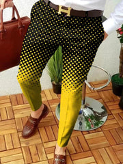 HEARUJOY - Men Suit Pant Long Pants Print Mid Waist Simple Slim Fit Zipper Splice Casual Regular Straight Trousers Autumn Winter 2025 New