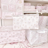 YICKYUE - Cartoon Cute Storage Basket Home Dirty Clothes Basket Waterproof Rectangular Storage Basket Cat Printing Foldable Storage Basket