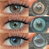 YICKYUE - NEW Bio-essense Colored Contact Lenses for Eyes Green Lenses Colorcon Korean Lenses Yearly Beauty Green Eye Contacts Lens