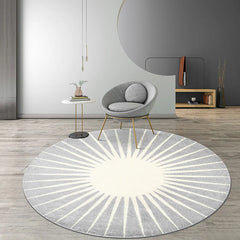 YICKYUE - Modern Style Carpets for Living Room Home Fluffy Soft Floor Mat Thicken Anti-slip Bedroom Decor Round Carpet Washable Lounge Rug