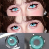 YICKYUE - Anime Cosplay Colored Contact Lenses, Yearly Disposable Soft Lens, Fashion Beauty Cosmetic Lenses for Students & Daily