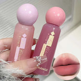 YICKYUE - Rose Pink Matte Lipstick Waterproof Cute Lip Mud Velvet Mousse Grey Pink Lip Gloss Non-Stick Cup Lip Tint Makeup Korean Cosmetic