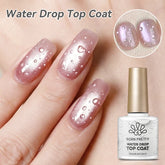YICKYUE - 3D Nail Art Clear Gel Water Drop Top Coat 10ml Spring Summer Crystal Water Drop Design Varnish Functional Gel