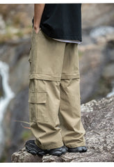 Hearujoy 2024 New Cargo Pants Men Oversize Outdoor Casual Trousers Multi Pocket Pure Cotton Jogging Pants Mans Streetwear Hip Hop