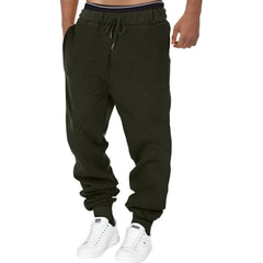 HEARUJOY - Breathable Straight Leg Sweatpants Sports Men'S Feet Hip Trend Lace With Pockets Pants Breathable Trousers Pantalones Hombre