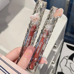 YICKYUE - Diamond Mirror Lip Glaze Watery Lip Gloss Lasting Translucent Jelly Liquid Lipstick Waterproof Women Beauty Makeup Lip Cosmetics