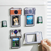 YICKYUE - 2pcs Creative and Funny Photo Frame Refrigerator Magnets Cute Refrigerator Magnets Whiteboard Sticker