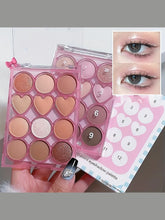 YICKYUE - 12-Color Nude Eyeshadow Palette Korean-Style Soft Glam Multifunctional Matte Shimmer Low-Saturation Morandi Tones For Girl/Women