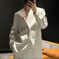 HEARUJOY - Mens Jacket Temperament Casual Suit Jacket Autumn Fashion All-Match Elegant Business Commuting Long-Sleeved Top Men'S Clothing