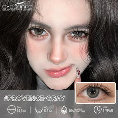 YICKYUE - 1 Pair Color Contact Lenses Makeup Color Pupils Cosmetics Green Contacts Natural Pupils Blue Contact Lens Brown Lenses