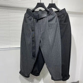 Hearujoy Mens Y2k Pants Autumn Fashion Simple Retro Corduroy Pants Slightly Elastic Loose Harem Workwear Versatile Casual Pants Men